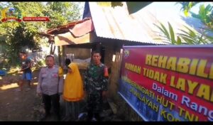 Komandan Kodim 1614/Dompu Terjun Langsung ke Lokasi RTLH Bersama Danramil