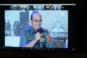 Bahas Tinjauan Strategi Pertahanan Nusantara, Pangdam XIV/Hsn Ikuti Seminar Nasional Bersama Panglima TNI