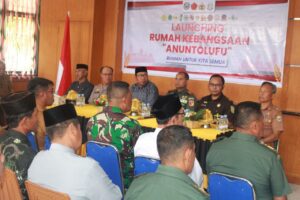 Dandim 1311/Morowali : Launching Rumah Kebangsaan Anuntolufu Adalah Simbol Sinergitas Warga Morowali Yang Sangat Majemuk