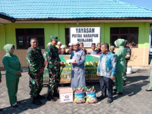 Kodim 1002/HST Anjangsana Sambut HUT ke-78 TNI