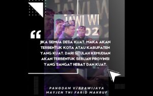 Anugerah Patriot Jawi Wetan 2023, Pangdam V/Brawijaya: Kolaborasi Tiga Pilar untuk Harmoni di Desa