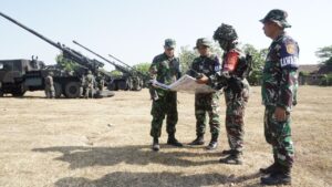 Yonarmed 12 Angicipi Yudha Gelar Uji Siap Tempur Tingkat Baterai