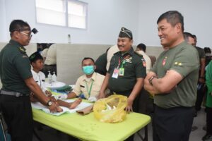 Baktikes TNI dan Bazar Murah bagi masyarakat serta Olah Raga Bersama, Meriahkan HUT ke-78 TNI Di Wilayah Kodam IV/Diponegoro