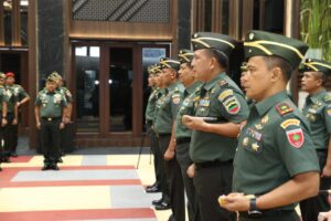 Wakasad Terima Laporan Korps Kenaikan Pangkat 10 Pati TNI AD