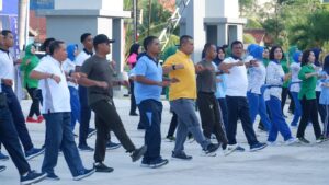 TNI - Polri Wilayah Dumai Laksanakan Rangkaian HUT TNI Ke - 78