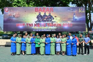 Korem 132/TDL Gelar Bhakti Kesehatan dan Bazar HUT TNI Ke-78 Tahun 2023