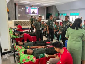 Korem 132/TDL Gelar Bhakti Kesehatan dan Bazar HUT TNI Ke-78 Tahun 2023