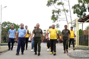 Jelang HUT TNI ke-78, Kodam XVII/Cenderawasih Gelar Olahraga Bersama dan Bakti Kesehatan