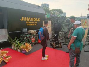 Yonzipur 9 Kostrad Berpartisipasi pada Pameran Alutsista TNI AD Fair 2023