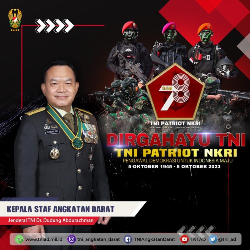 Dirgahayu TNI ke 78 Th