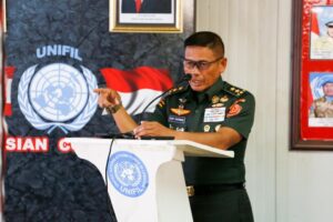 Asops Panglima TNI Melaksanakan Waslakops Satgas FHQSU TNI Konga XXVI-O1/UNIFIL di Lebanon