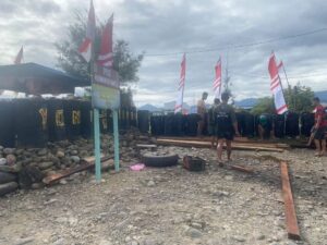 Bikin Gebrakan Baru, Komandan Pasukan Pandawa Kostrad Gelontorkan Dana Jutaan Bangun Pondok Pintar Pandawa di Kenyam