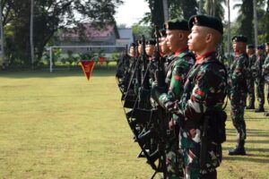 Prajurit Badak Hitam Yonif 113/JS Laksanakan Upacara Peringatan Hari Kesaktian Pancasila