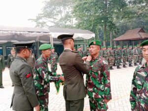 Dandim 1002/HST Terima Korp Raport Kenaikan Pangkat Periode 1 Oktober 2023