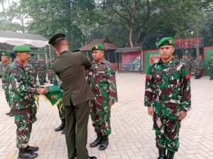 Dandim 1002/HST Terima Korp Raport Kenaikan Pangkat Periode 1 Oktober 2023