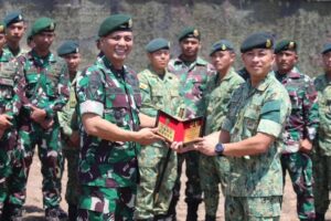 Danbrigif 9 Kostrad Pimpin Upacara Penutupan Latihan Bersama Keris Satria-14 Tahun 2023