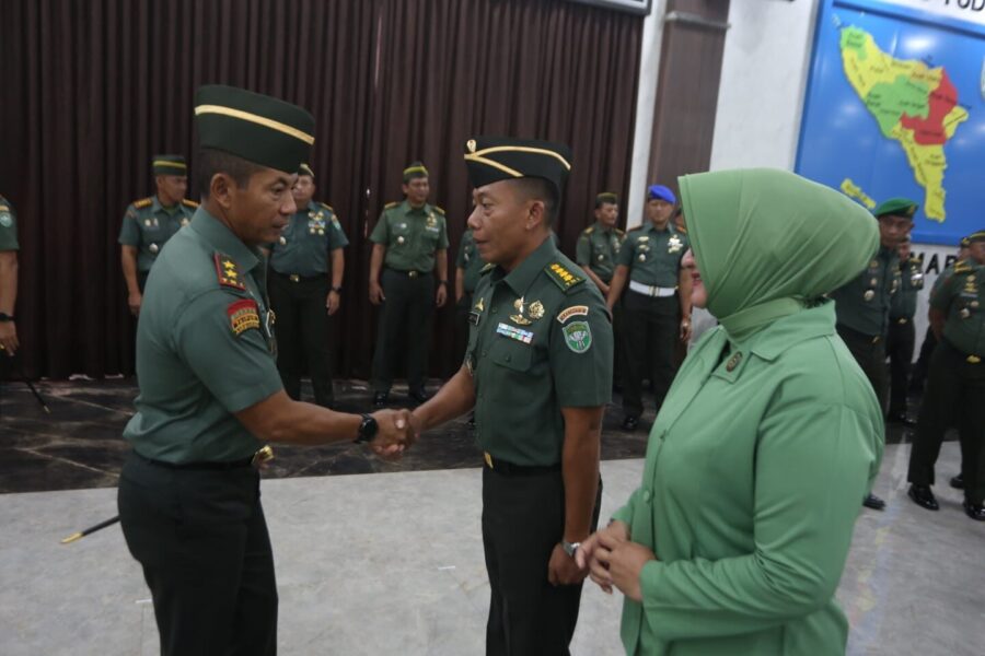 Pangdam Im Pimpin Upacara Kenaikan Pangkat Pemen Kodam Im