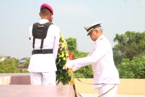 Kasdam XII/Tpr Ikuti Ziarah Nasional Peringatan HUT ke-78 TNI