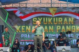 Rayakan Kenaikan Pangkat Prajurit Yonbekang 2 Kostrad Gelar Acara Syukuran