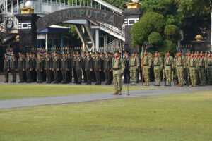 Kostrad Gelar Upacara Peringatan HUT Ke-78 TNI