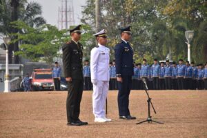 Pangdam II/Sriwijaya Pimpin Upacara Puncak Peringatan HUT Ke-78 TNI di Griya Agung