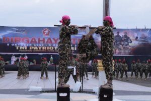 Defile Alutsista dan Unjuk Kekuatan TNI-Polri Warnai Puncak HUT Ke-78 TNI di Medan