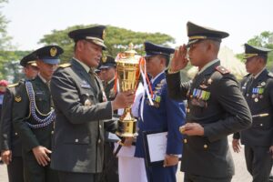 Yonif 405/SK Raih Juara I Lomba Binsat Jajaran Kodam IV/Diponegoro