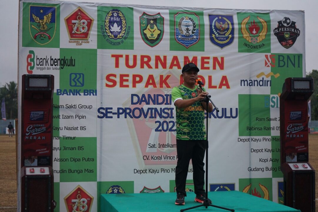 Penutupan Turnamen Sepak Bola Dandim Cup Kodim 0408/Bs Berlangsung Meriah dan Sukses