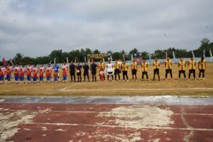 Penutupan Turnamen Sepak Bola Dandim Cup Kodim 0408/Bs Berlangsung Meriah dan Sukses