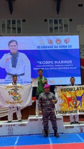 Pratu Wahyudi Harumkan Nama Kodam I/BB di Kejurnas Taekwondo Kasal Cup 2023