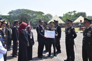 Juara II TNI TMKK Tingkat Propinsi Dandim Wonosobo Terima Penghargaan