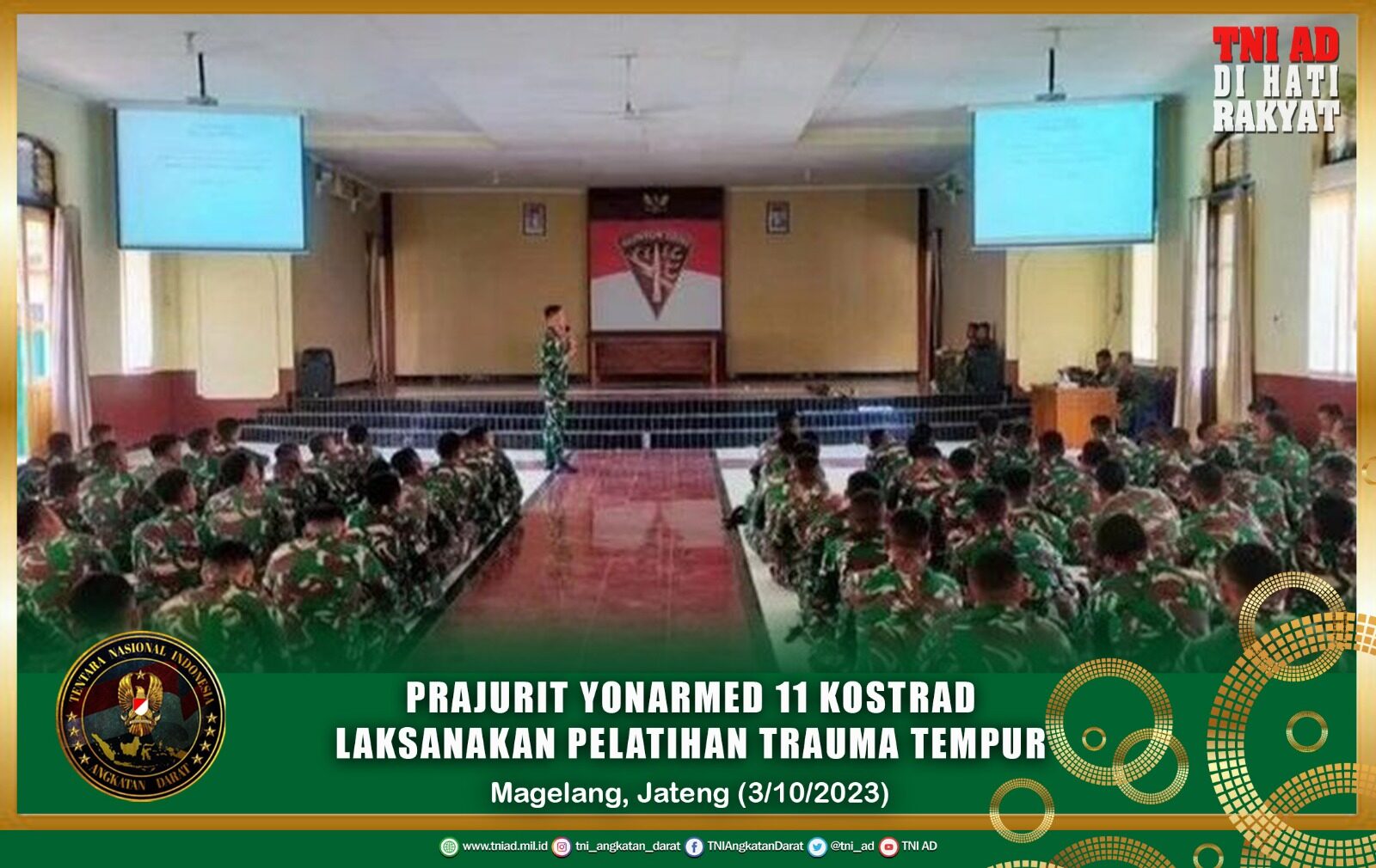 Prajurit Yonarmed 11 Kostrad Laksanakan Pelatihan Trauma Tempur