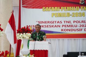 Beri Paparan di Pertemuan Safari Pemilu, Pangdam Cenderawasih Tegaskan Ini