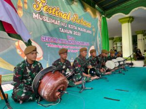 Yonarmed 3/Naga Pakca Ikuti Festival Rebana Muslimat NU Kota Magelang Tahun 2023