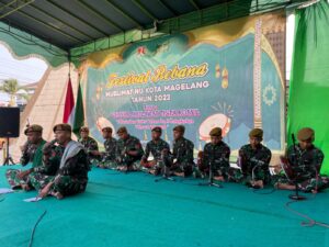 Yonarmed 3/Naga Pakca Ikuti Festival Rebana Muslimat NU Kota Magelang Tahun 2023