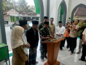 Danrem 081/DSJ Resmikan Masjid Baitul Huda di Desa Sugihan, Trenggalek