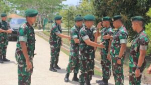 Yonif 755 Kostrad Terima Kunjungan kerja Asops Kaskostrad dan Aster Kaskostrad