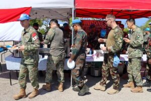 Satgas Kontingen Garuda UNIFIL Meriahkan Acara Festival Food And Culture