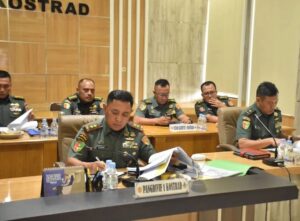 Pangdivif 1 Kostrad Terima Paparan Rencana Garis Besar (RGB) Latihan