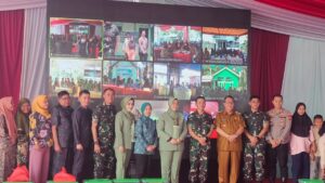 Baksos HUT Ke-78 TNI di Desa Tapus Muara Enim