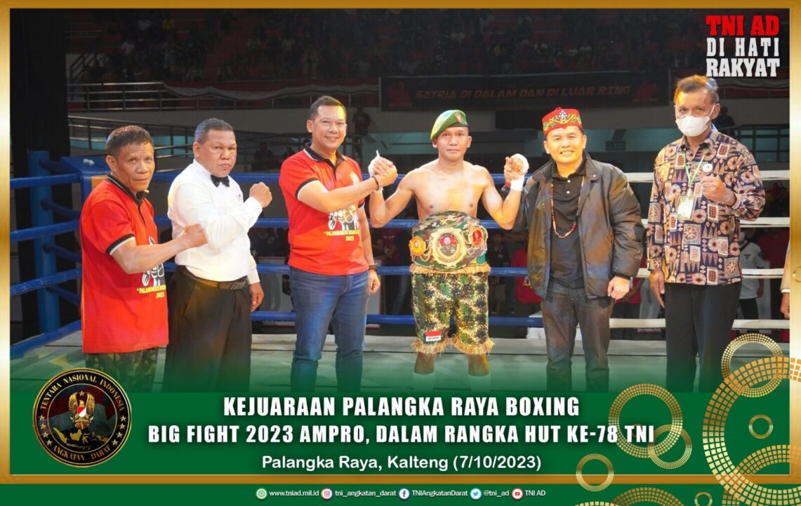 Kejuaraan Palangka Raya Boxing Big Fight 2023 Ampro, Dalam Rangka HUT Ke-78 TNI