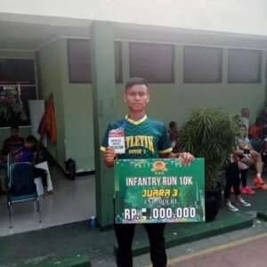 Prajurit Yonarmed 10 Bradjamusti Raih Juara Pada Gelaran Lari Infanteri Run 10 K