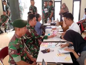 Yonif 318 Kostrad Bersama PMI Gelar Donor Darah