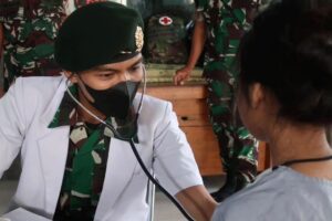 Sambut HUT Ke-62, Brigif 6 Kostrad Gelar Baksos Kesehatan