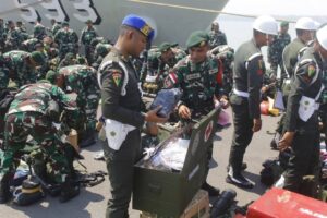 Denpom Divif 2 Kostrad Laksanakan Pemeriksaan Materiil Batalyon Armed 1 Kostrad Dalam Rangka Purna Tugas Pamrahwan Maluku