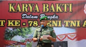 Sambut HUT ke 78 Zeni TNI AD, Pusziad Gelar Karya Bakti