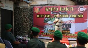 Sambut HUT ke 78 Zeni TNI AD, Pusziad Gelar Karya Bakti