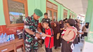 Kodim 0414/Belitung Laksanakan Program Dapur Sekolah di Belitung