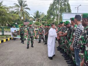 Dandim 1708/BN Sambut Kedatangan Anggota Dari Ibadah Umroh