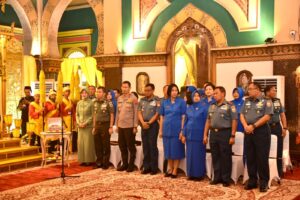 Pangdam I/BB Hadiri Penganugerahan Gelar Dato Panglima Laksmana Diraja Kepada Kasal